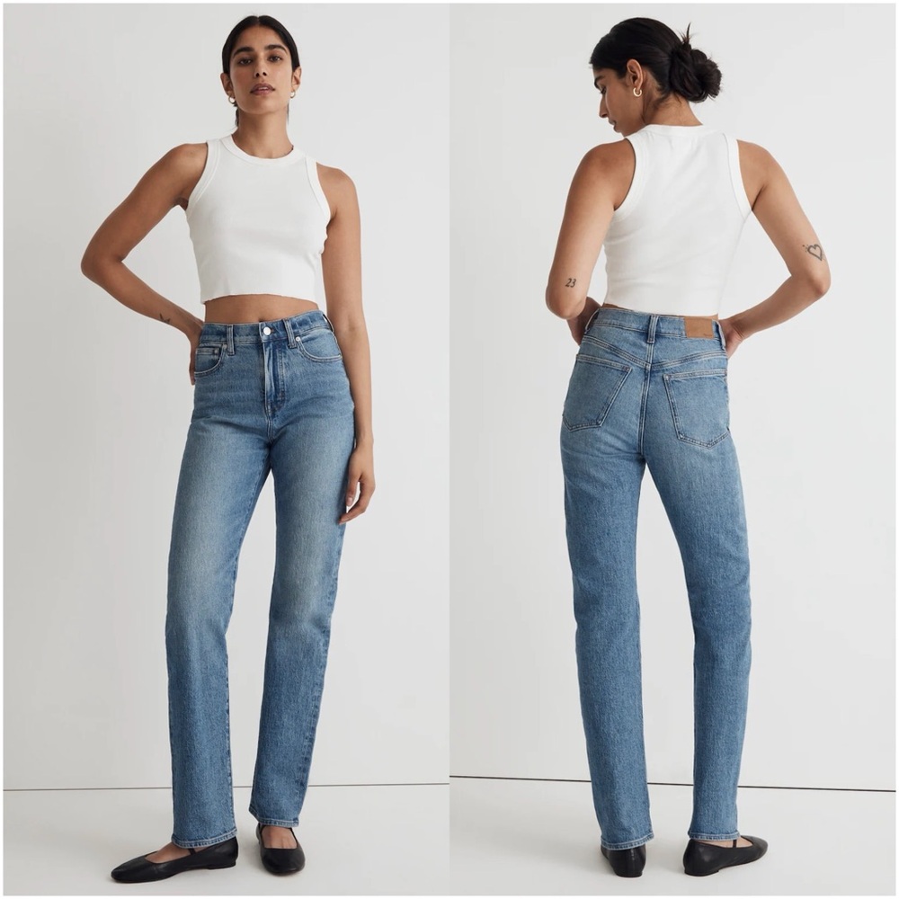 Madewell Women's Straight Leg Jeans in Blue